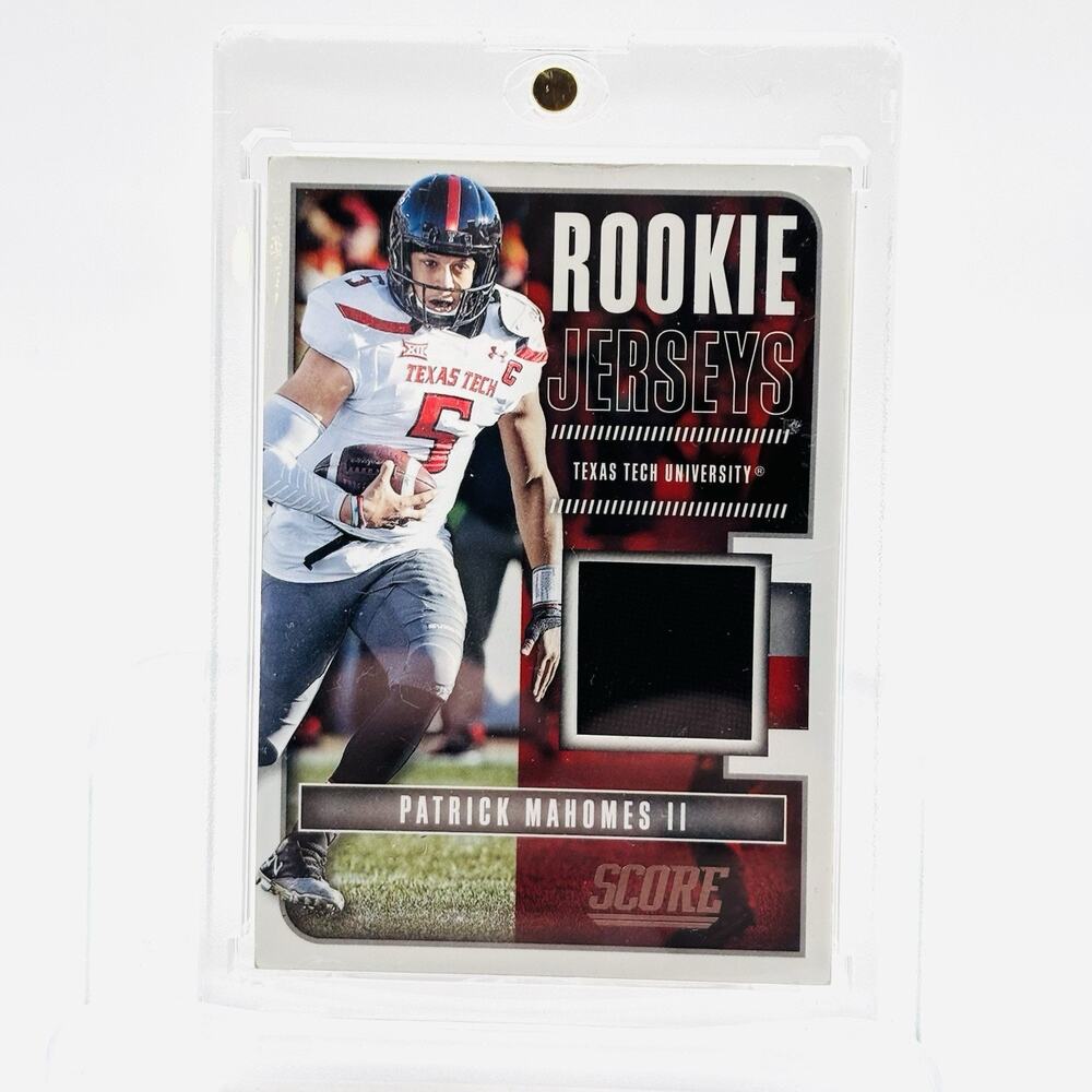 Panini 2017 Score Rookie Jerseys Patrick Mahomes II Texas Tech Red Raiders